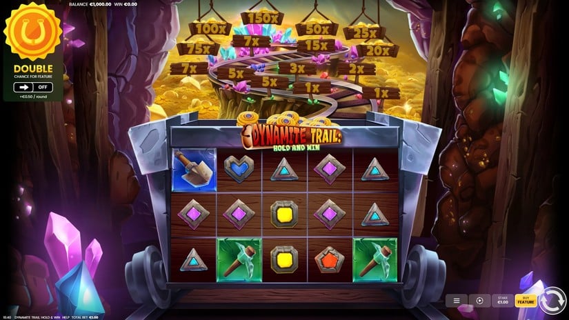 Dynamite Trail Hold & Win slot screen 1