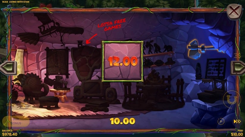 Living with Stan slot screen 4