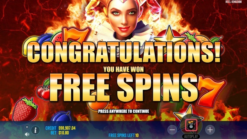 Hot to Burn Extreme slot screen 4