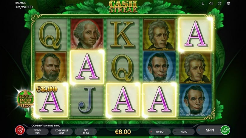 Cash Streak slot screen 2