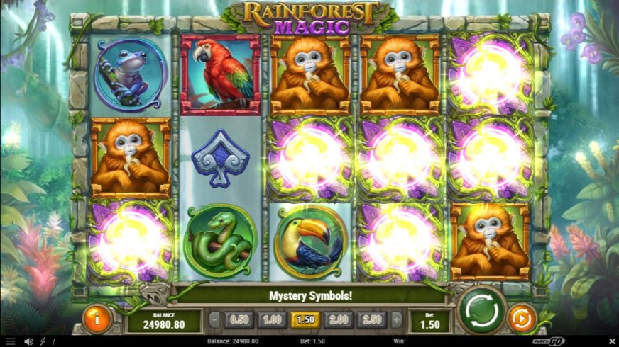 Rainforest Magic slot screen 2