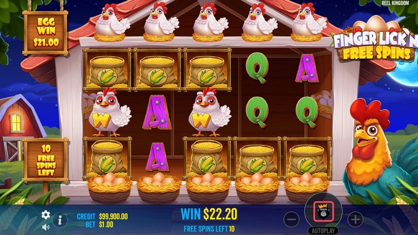 Finger Lick’n Free Spins slot screen 5