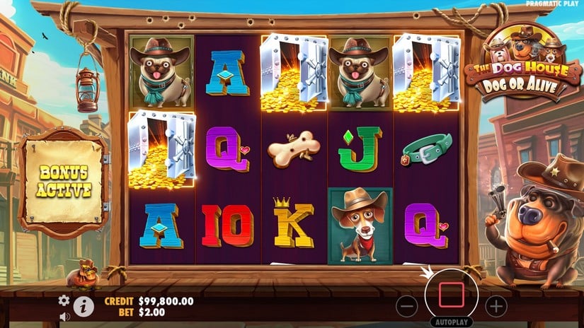 The Dog House – Dog or Alive slot screen 2