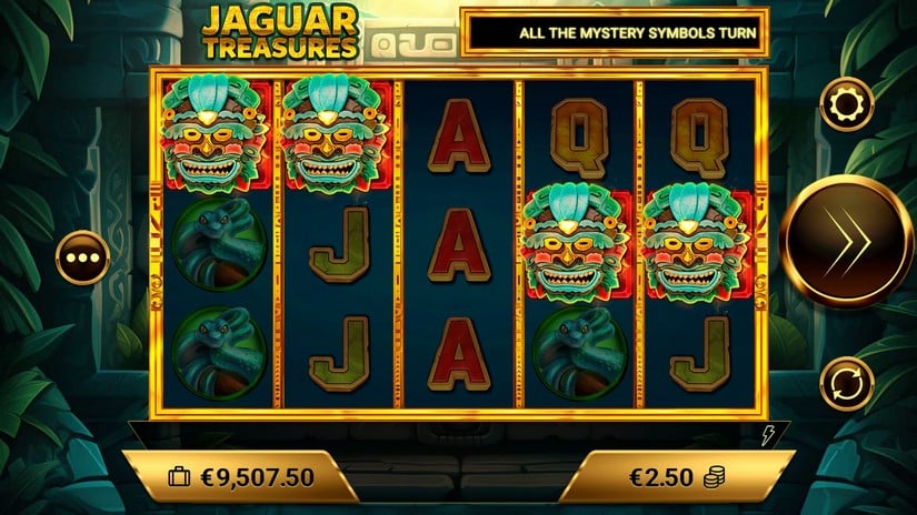 Jaguar Treasures slot screen 2