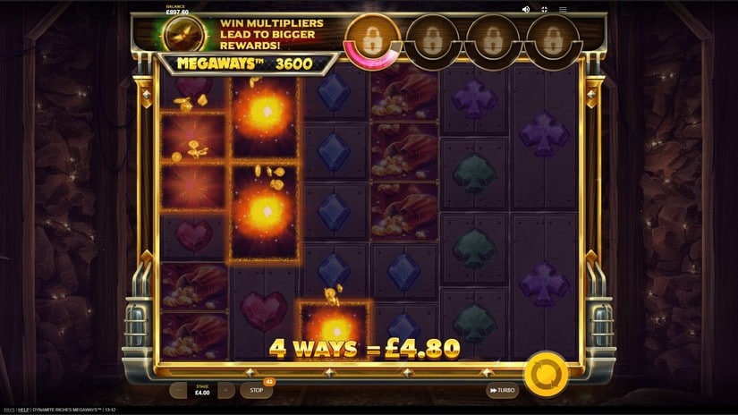 Dynamite Riches Megaways slot screen 2