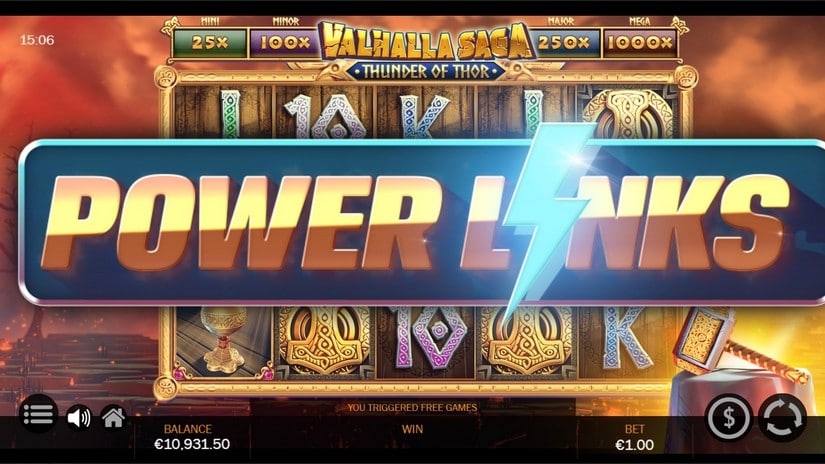 Valhalla Saga Thunder of Thor slot screen 4