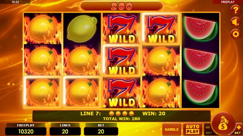 Hottest Fruits 20 slot screen 4