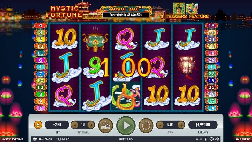 Mystic Fortune slot screen 3