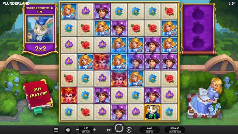 Plunderland slot screen 1