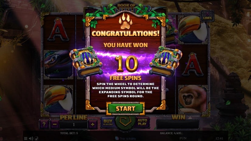 Book Of Panther Wild Dawn slot screen 3