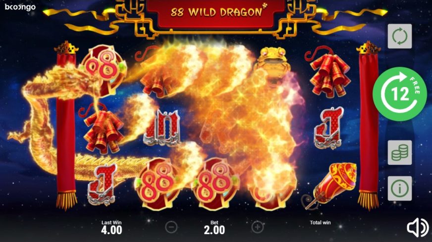 88 Wild Dragon slot screen 4