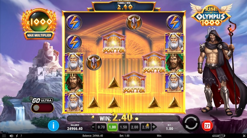 Rise of Olympus 1000 slot screen 4