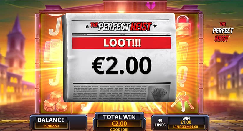 The Perfect Heist slot screen 4