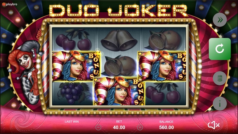 Duo Joker slot screen 3