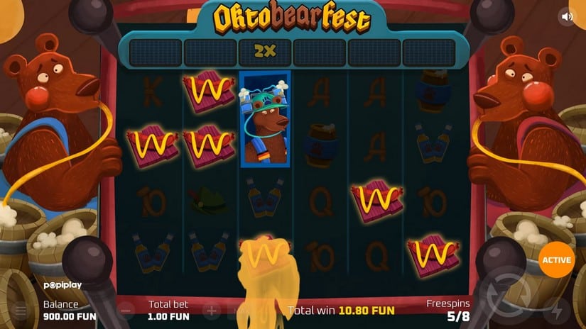 Oktobearfest slot screen 4