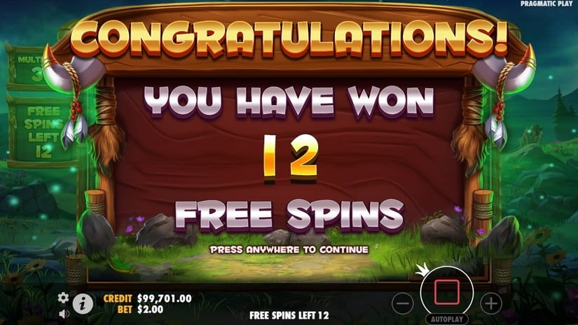 Release the Bison slot screen 4