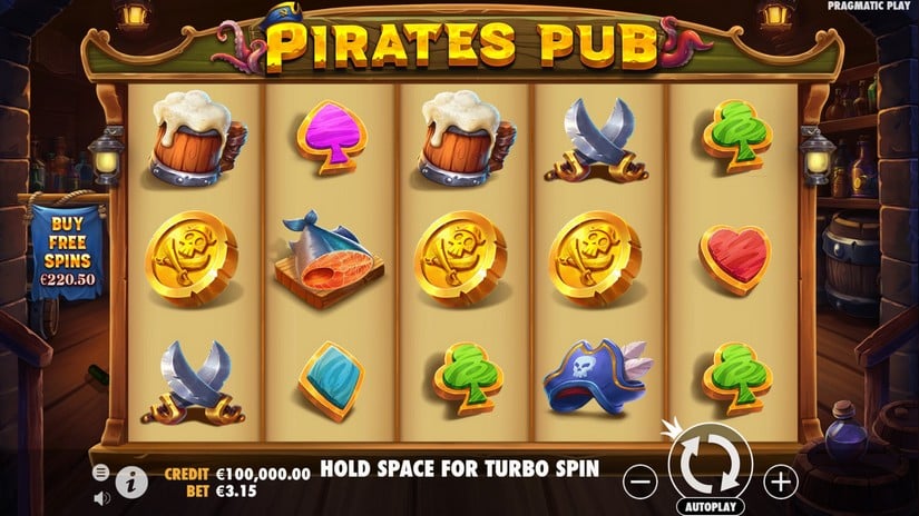 Pirates Pub slot screen 1