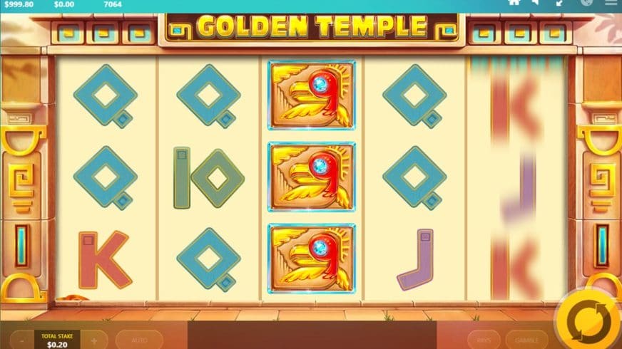 Golden Temple slot screen 1