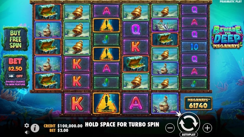 Beware The Deep Megaways slot screen 1