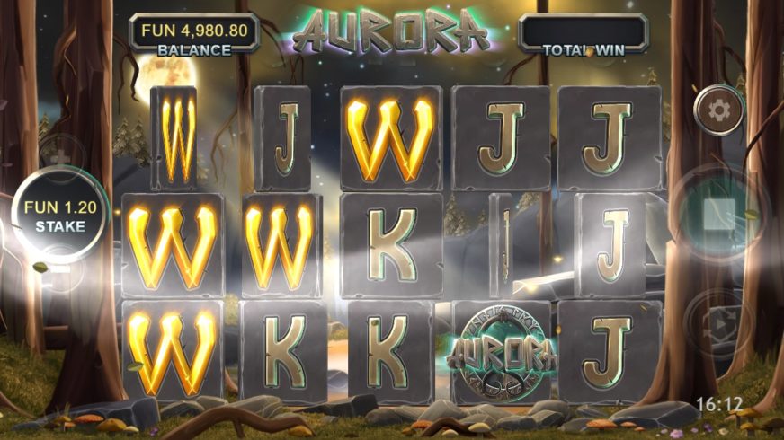 Aurora slot screen 2
