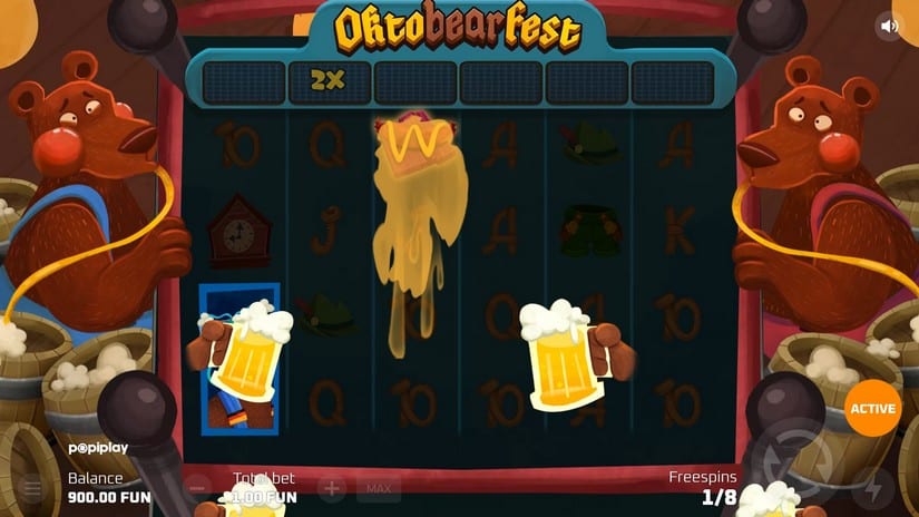 Oktobearfest slot screen 3
