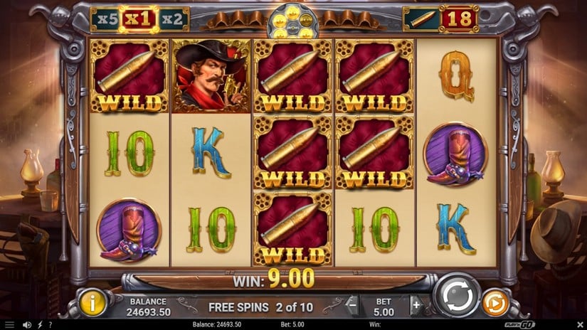 Wild Bandolier slot screen 4