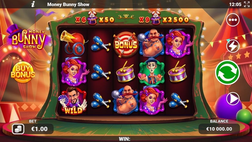 Money Bunny Show slot screen 2