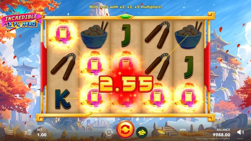 The Incredible X Fu Hero slot screen 2