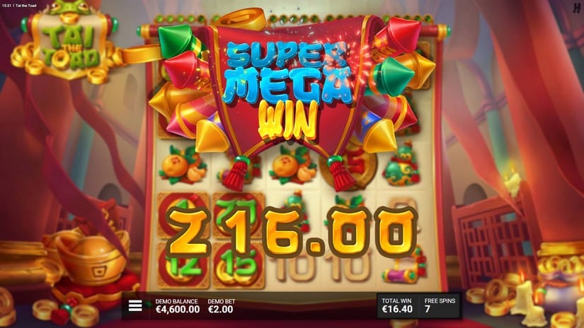 Tai the Toad slot screen 5