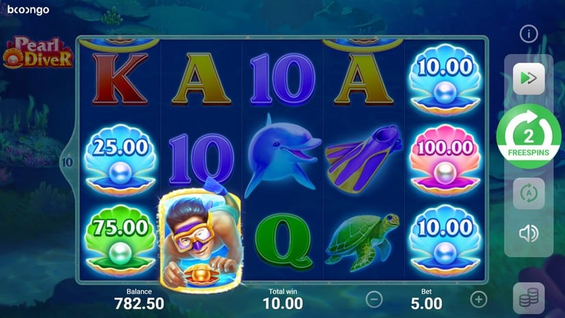 Pearl Diver slot screen 5