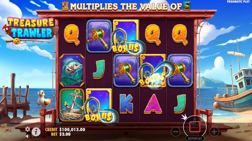 Treasure Trawler slot screen 5