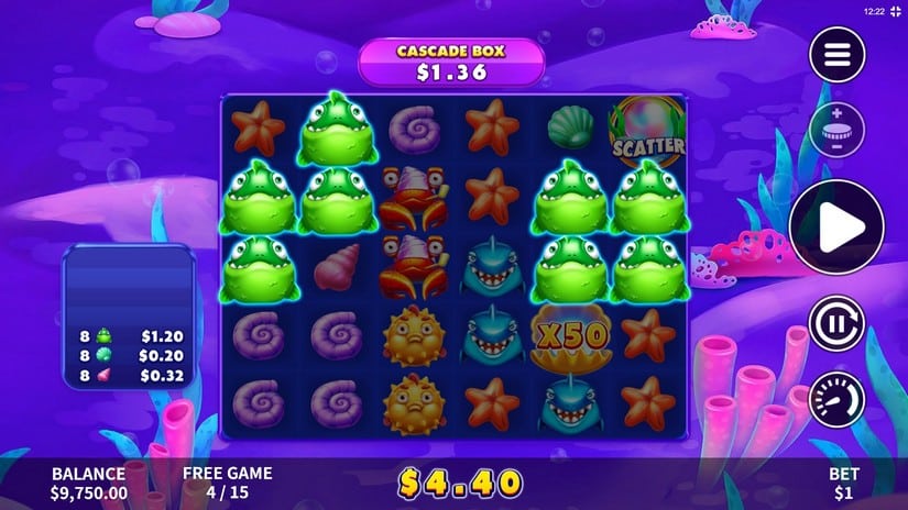 Ocean Gems Bonanza slot screen 4