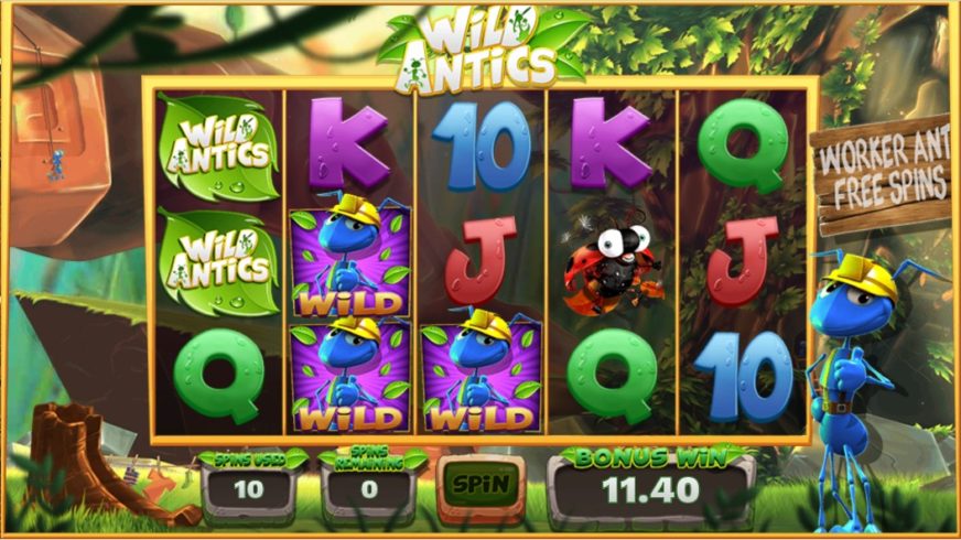 Wild Antics slot screen 7