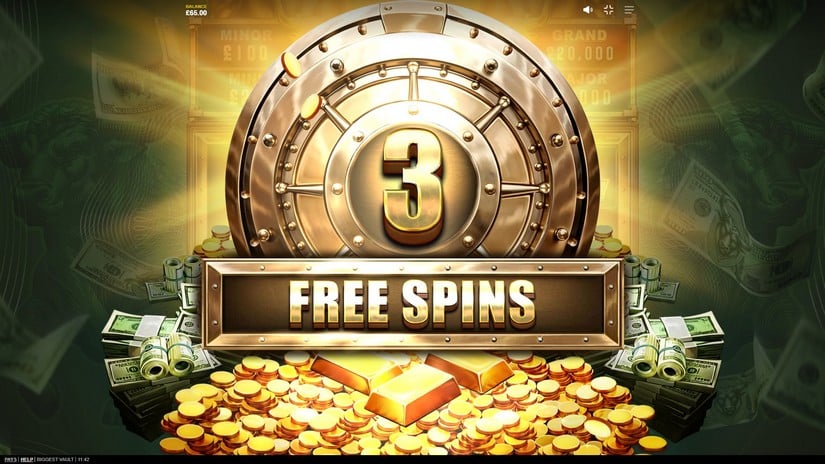 Biggest Vault slot screen 3