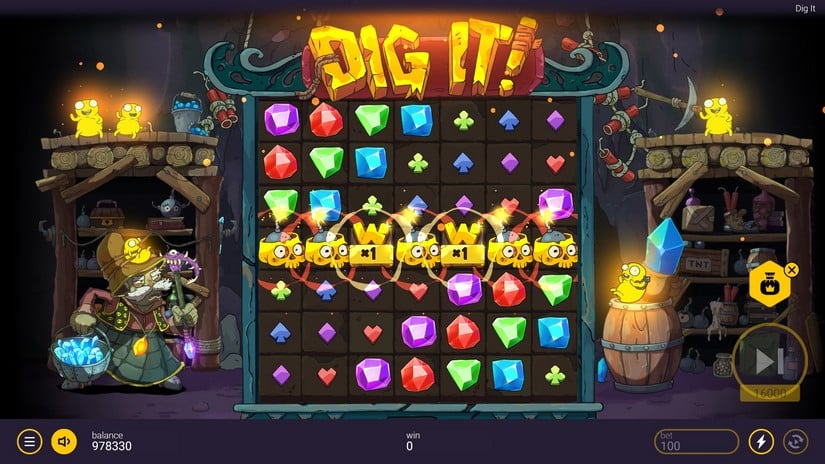 Dig It slot screen 5