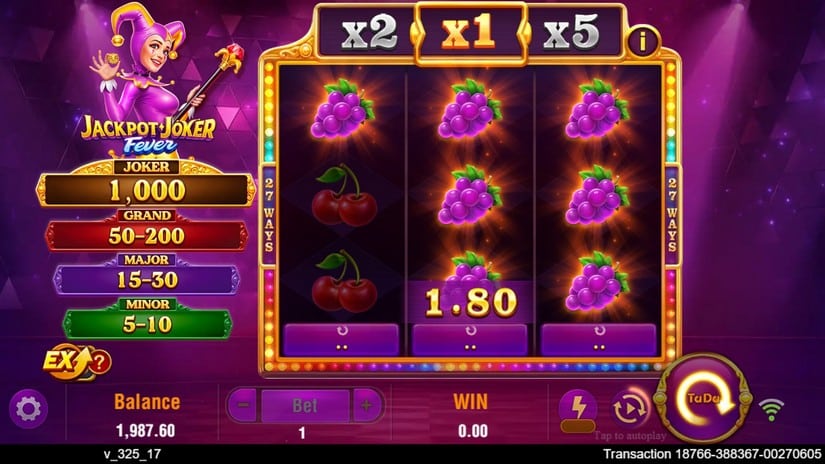 Jackpot Joker FEVER slot screen 2