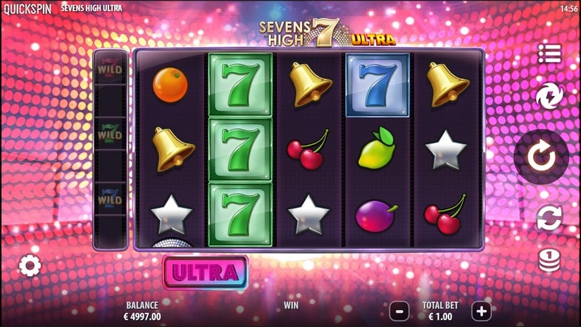 Sevens High Ultra slot screen 4