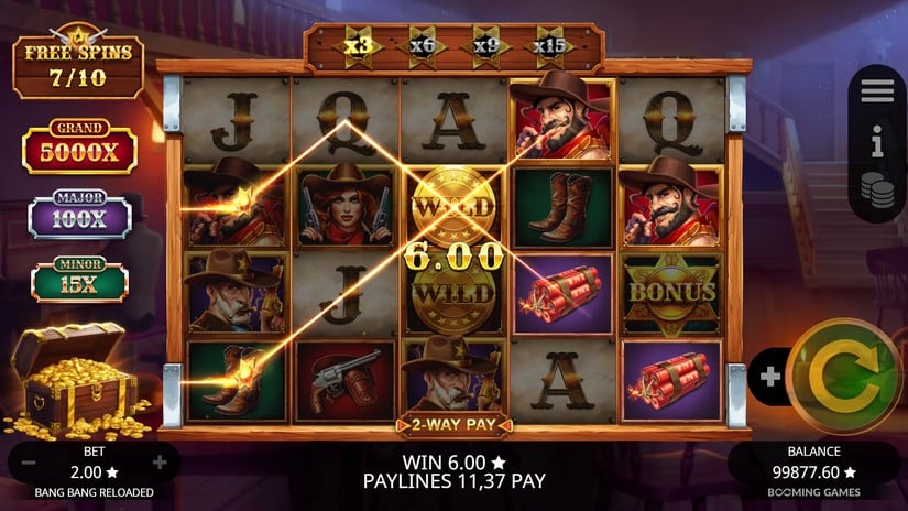 Bang Bang Reloaded slot screen 4