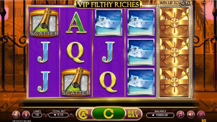 VIP Filthy Riches slot screen 1