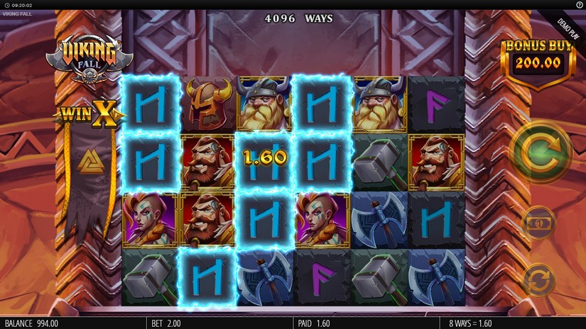 Viking Fall slot screen 2