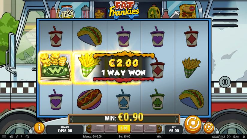 Fat Frankies slot screen 1