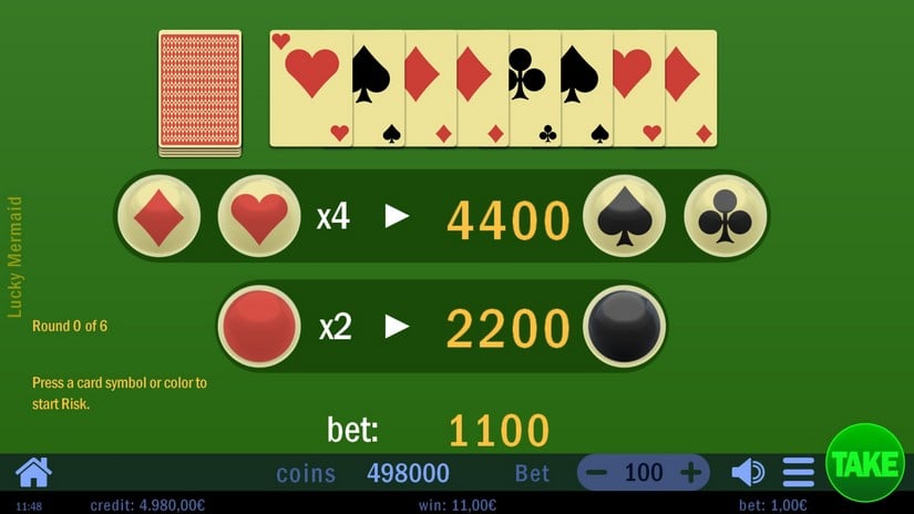 Lucky Mermaid slot screen 4