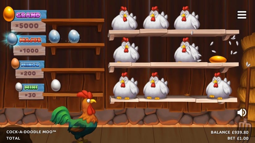Cock-A-Doodle Moo slot screen 6