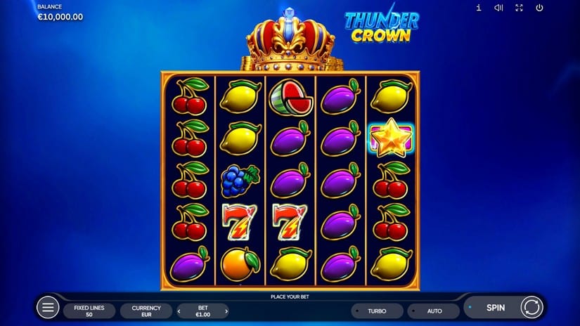 Thunder Crown slot screen 2
