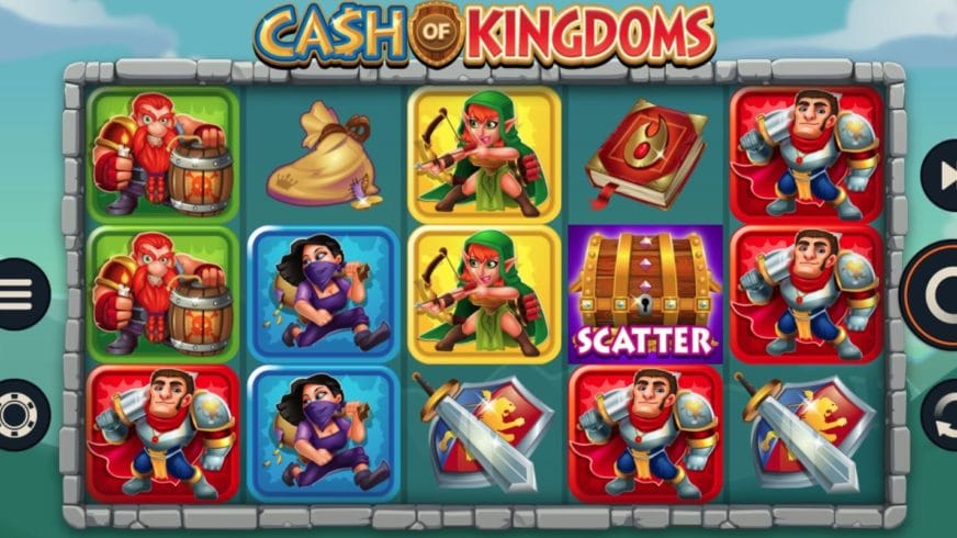 Cash of Kingdoms slot screen 1
