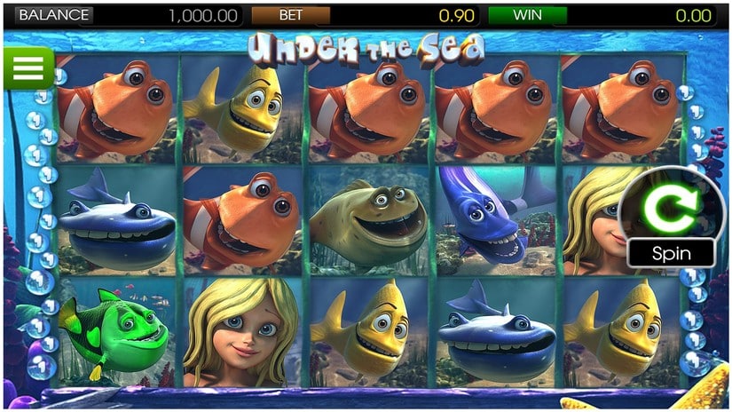 Under the Sea slot screen 1
