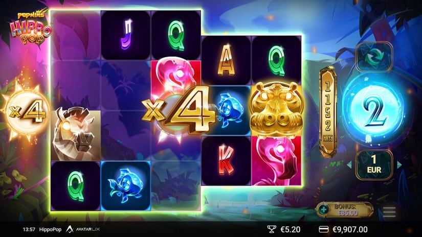HippoPop slot screen 6