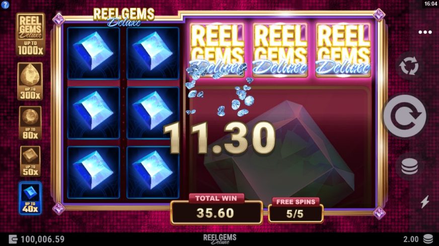Reel Gems Deluxe slot screen 3