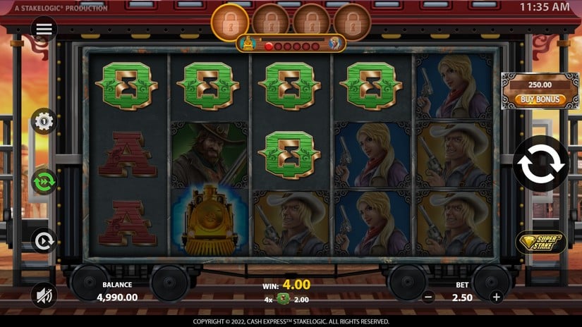 Cash Express slot screen 2