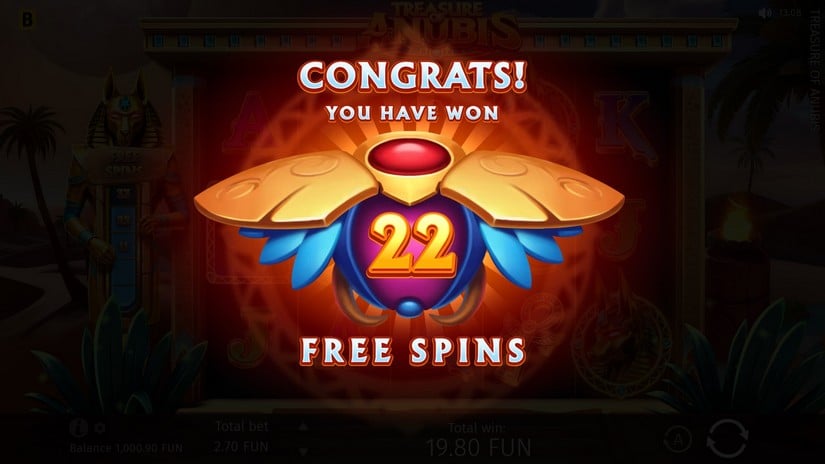 Treasure of Anubis slot screen 4